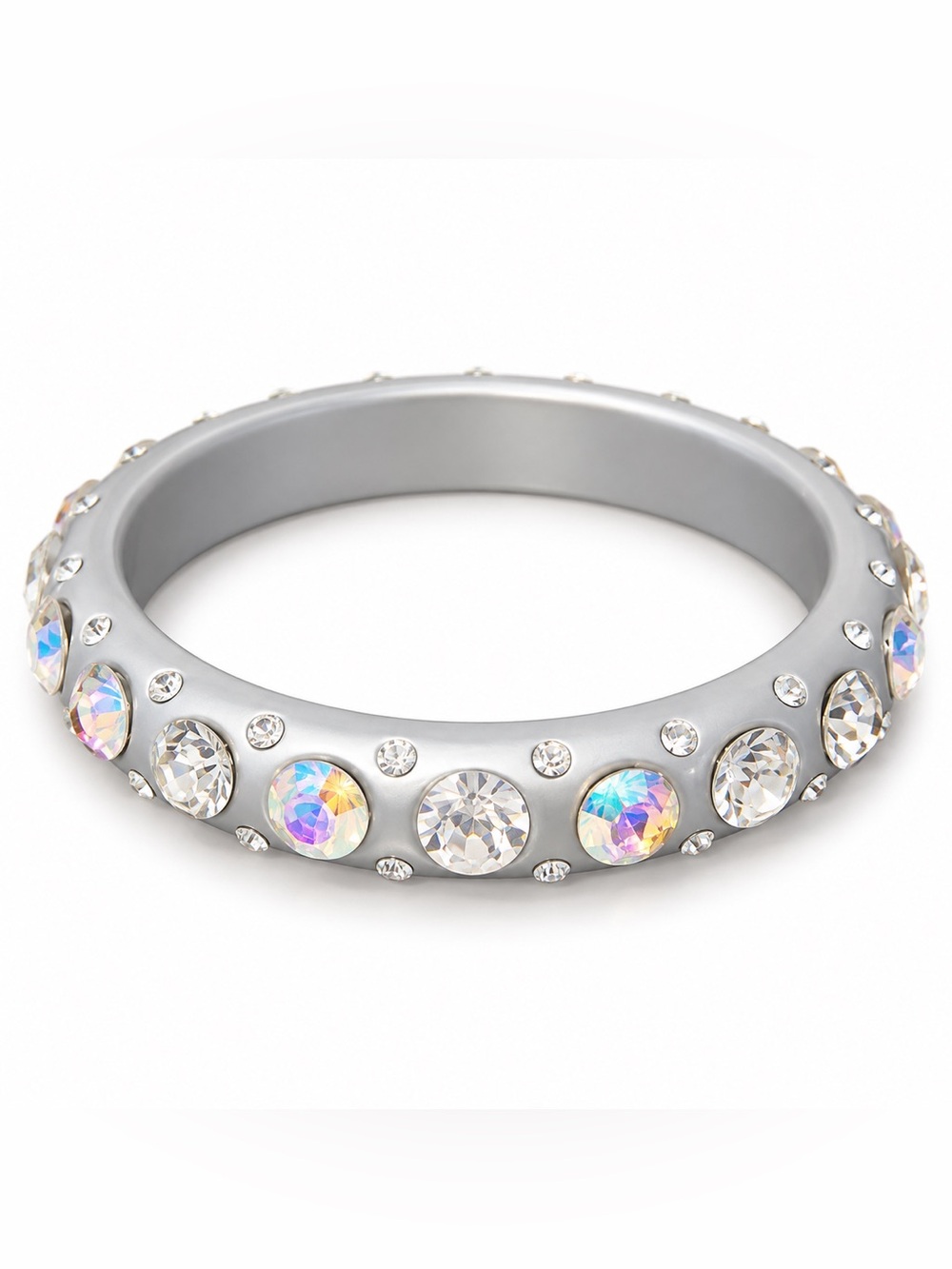 Acrylic crystal bangle bracelet NWT